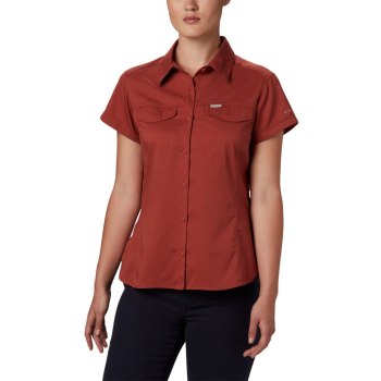 Columbia Overhemd Dames, Silver Ridge Lite Short Sleeve Rood, 67BGPHQMT